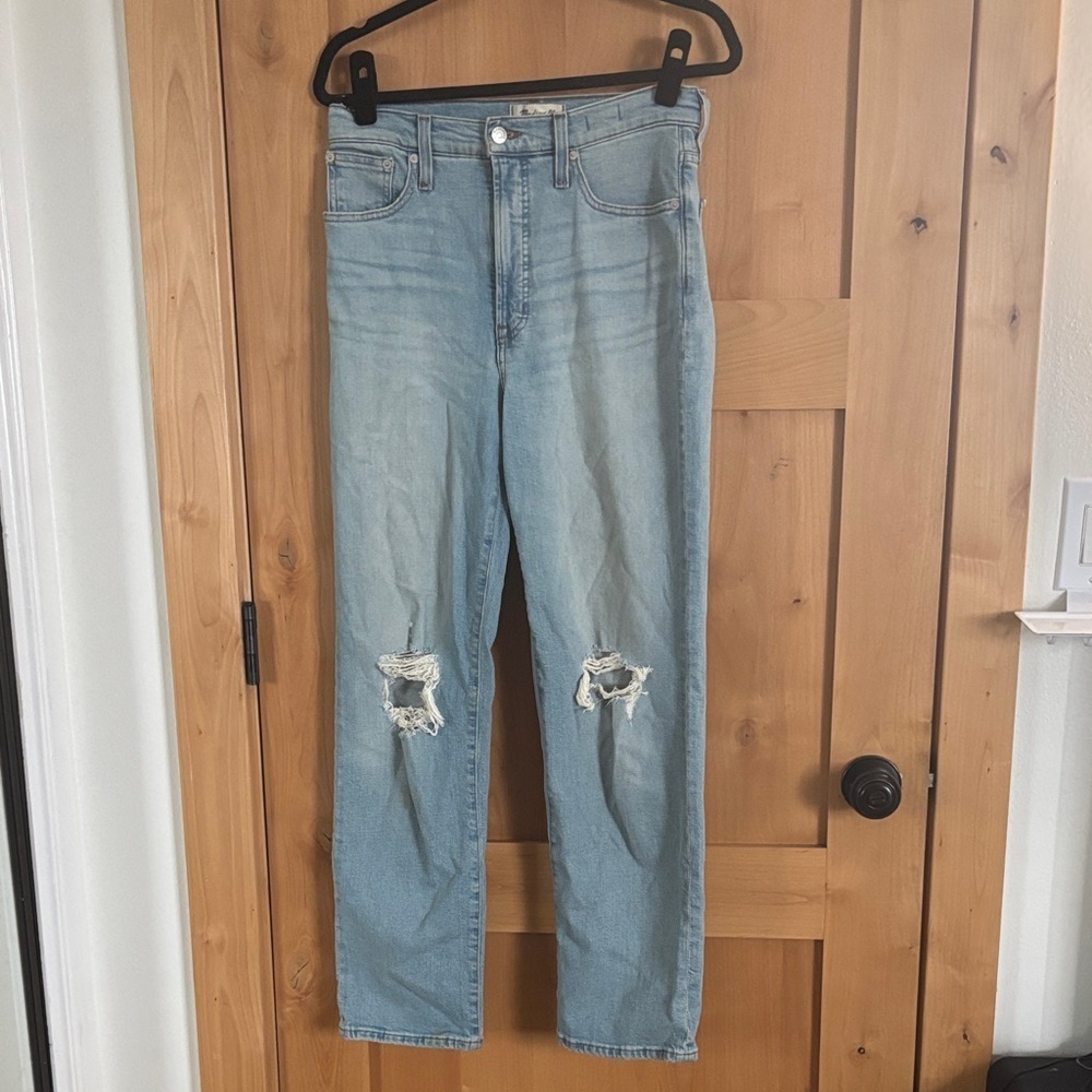 Madewell Sky Blue Denim Pants